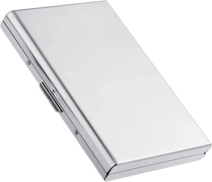 HUACA Tracker Porte-cartes Airtag Portefeuille En Métal RFID Porte