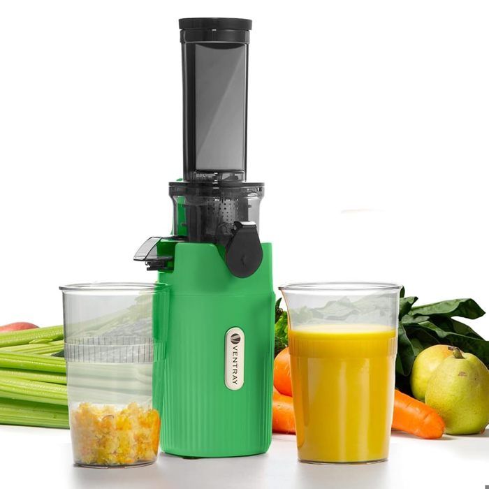 Extracteur de Jus - VENTRAY - Ginnie - Compact - 100 Watt - Vert perroquet - Ventray