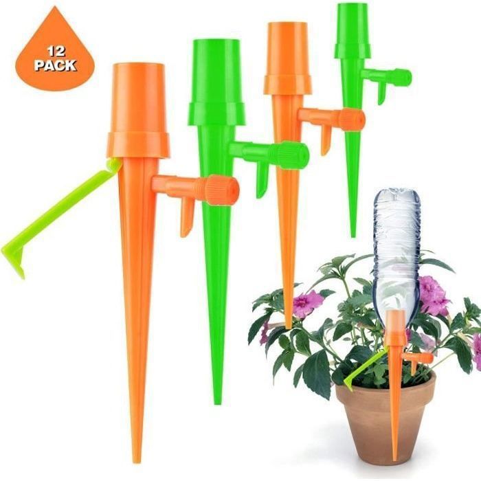 Kit De 5 Sacs D'arrosage Automatique 3,5L - Système Goutte-à-goutte Réglable Pour Plantes D'intérieur Et Balcon