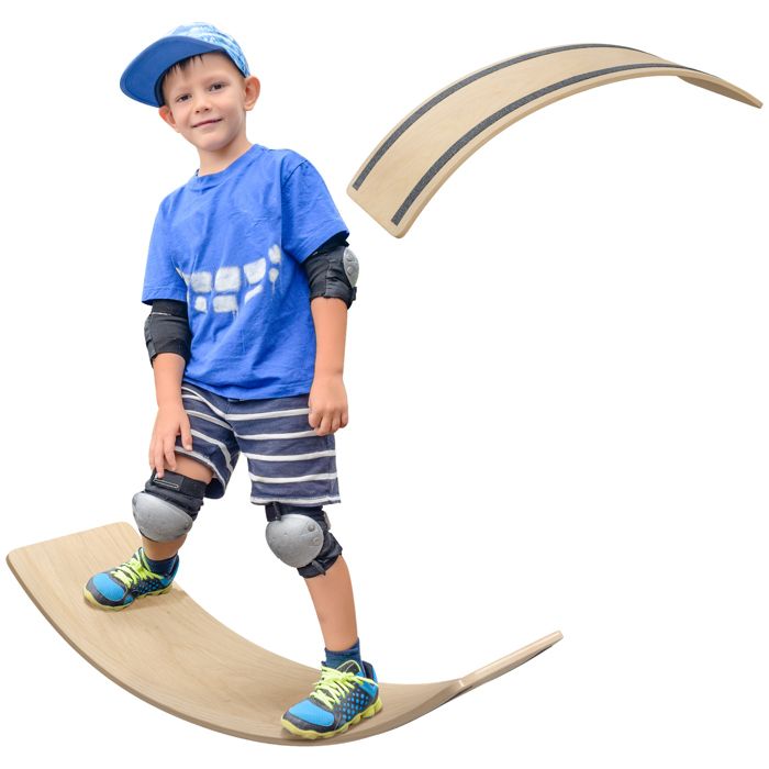 Planche D'équilibre Pour Enfants 80x30cm Planche Balancer Montessori Balance Board Beige Cty47 1 Frb2
