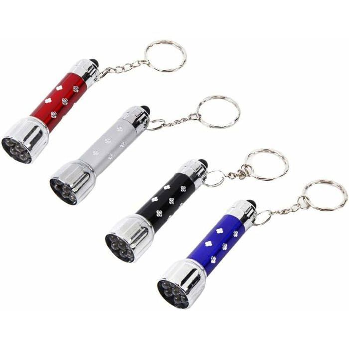 Lampe de poche - Noname - Mini lampes LED - 4 couleurs - Portable - Idéale pour le camping