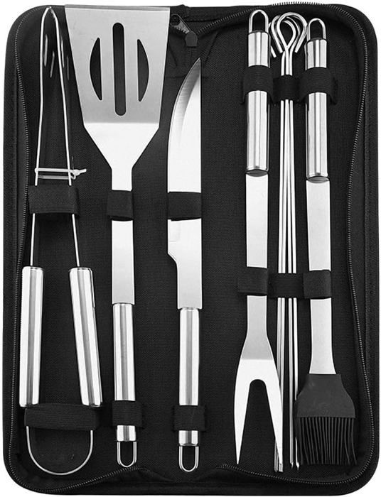 Kit D'accessoires De Barbecue 18 Pièces - Outils Avec étui - Neuf - Marque Générique