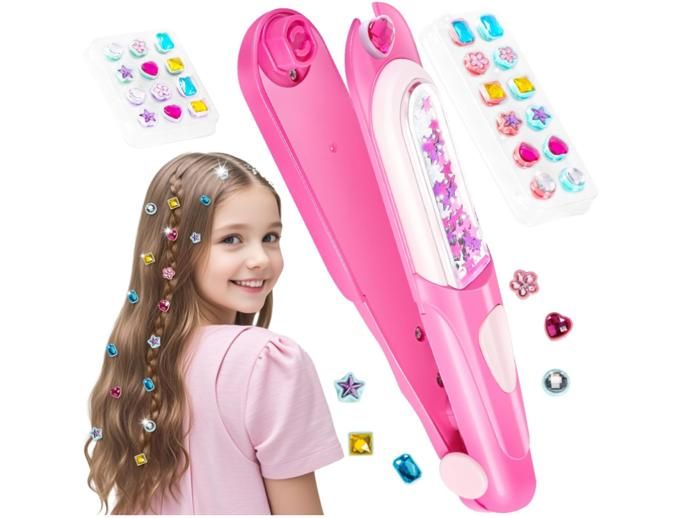 Cadeau Fille 5 6 7 8 9 10 Ans, Kit Gemmes Cheveux Jeux Fille 4-10 Ans Femelle, Travaux Créatifs