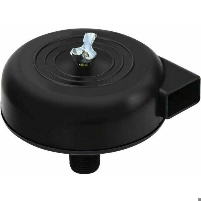 Filtre Silencieux Compresseur D'air Geieold - 2 Filtres Silencieux Filetés 20mm Pour Compresseur D'air - Noir - Réduit Le Bruit D'admission Réduction Bruit Prise Air