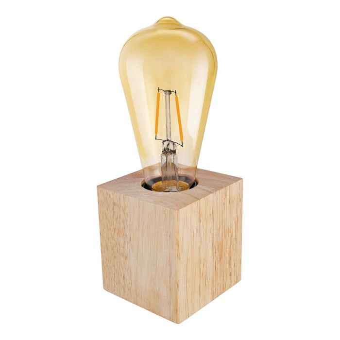 OSRAM Lampe de table 1906 Edison E27 2 5 W 2400 K bois marron 220 lm style vintage remplaçable