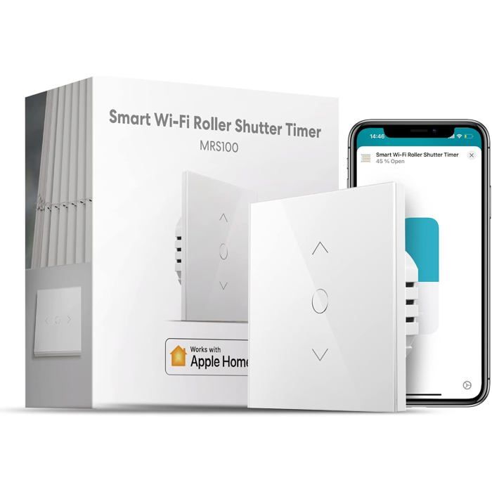 Interrupteur Connecté WiFi Pour Volet Roulant – Double, Compatible Alexa Et Google, BSEED