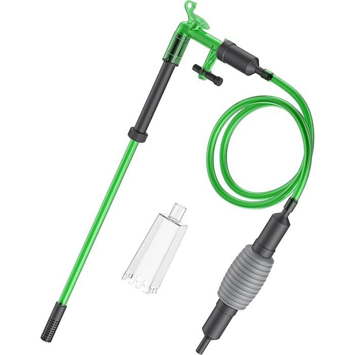 Changeur deau 2 en 1 pour aquarium kit aspirateur avec siphon nettoyeur de gravier POMPE A EAU AQUARIUM