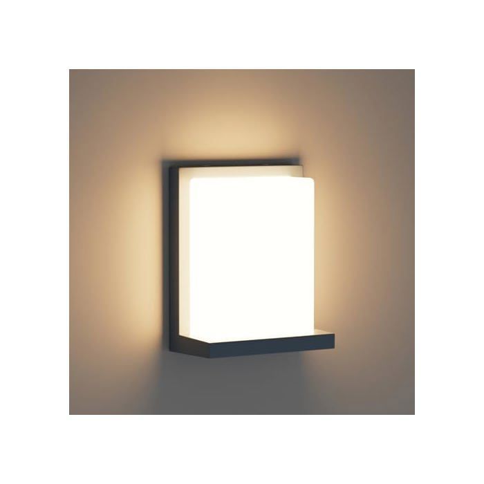 Applique murale extérieure à LED - PZCC - 3000K/30W - 2600 lm - IP65 - Noir
