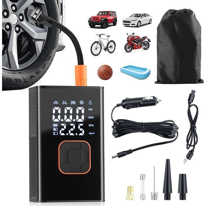 Gonfleur de pneus portable sans fil avec écran LCD pour série M18 Gonfleur de pneus portable sans fil avec écran LCD pour série M18