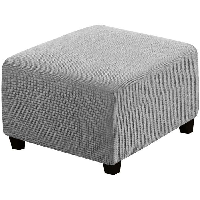 Housse carrée pour pouf housse de pouf pliante protection pour tabouret de rangement coupe ajusté ACCESSOIRES FABRICATION MAISON