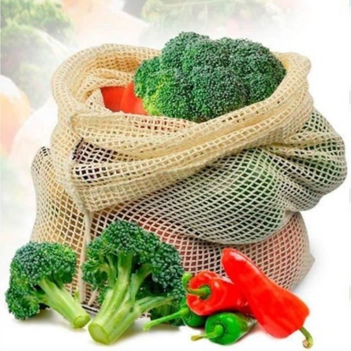 sac pour fruits et legumes reutilisables