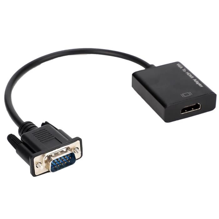 PC Projecteur. Mini 1080P 4Kx2K USB Adaptateur HDMI vers HDMI Convertisseur de Décodage Numérique Audio pour HDTV Garsent Convertisseur HDMI Ordinateur Portable EU 