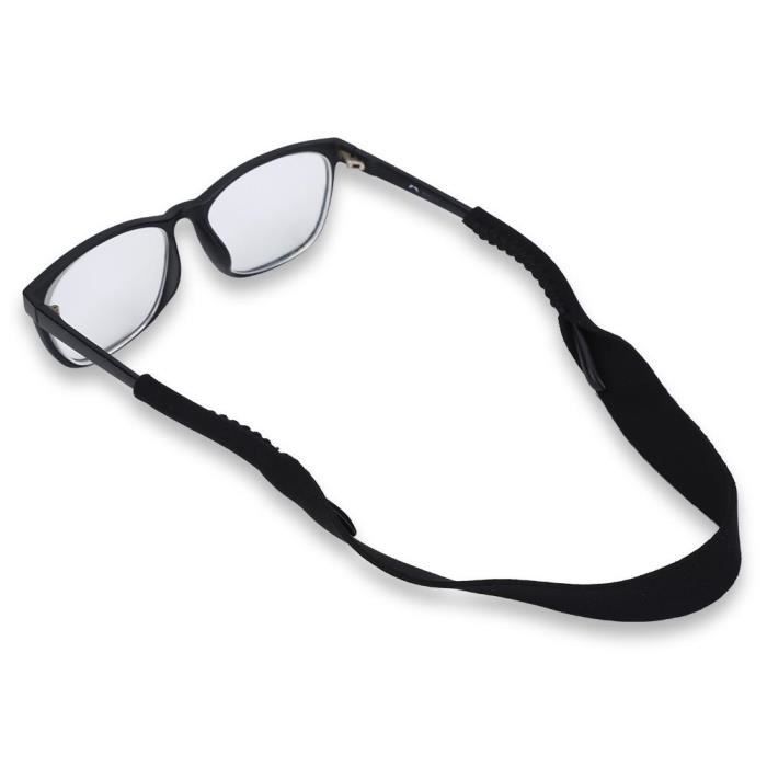 PULABO 12pcs lunettes de soleil sports wrap cordon porte lunettes lunettes corde anti-glissement lunettes de fixation corde noir pratique et pratique Prix bas bonne qualité