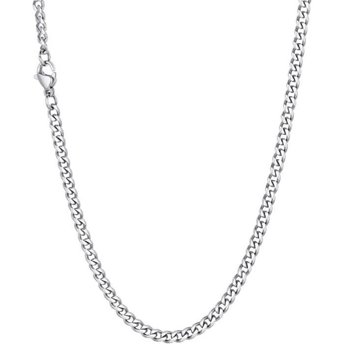 Bracelet Lacoste Collier Gourmette Double 6mm Argent 925 - Main Image