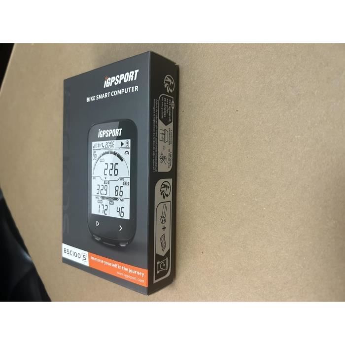 Compteur de Vélo GPS Ant+ Sans Fil iGPSPORT BSC100S