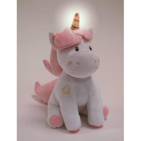 peluche licorne lumineuse