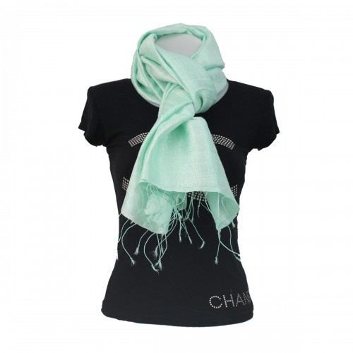 Echarpe Soie Sauvage Menthe A L Eau Achat Vente Echarpe Foulard 3606505361935 Cdiscount