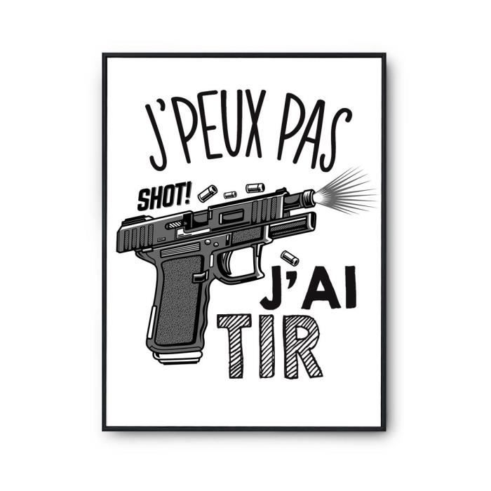 Affiche - Premium - A2 - Blanc - Décoration murale - Humour - Maison Affiche - Premium - A2 - Blanc - Décoration murale - Humour - Maison