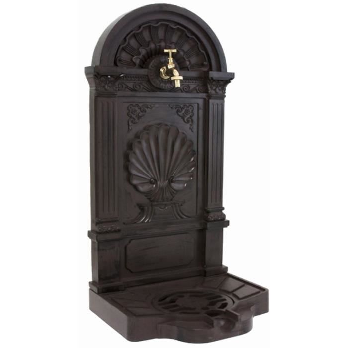 Grande Fontaine A Poser Murale Jardin Fonte Aluminium Marron 83 Cm 11001 Fonte Bis Achat Vente Fontaine De Jardin Grande Fontaine A Poser Cdiscount