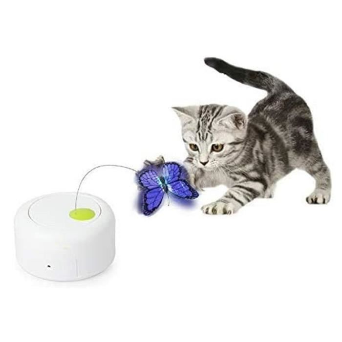 Jouet Interactif En Forme De Papillon Pour Chat Avec Detecteur De Mouvement Jouet Papillon Clignotant De Rechange Cdiscount