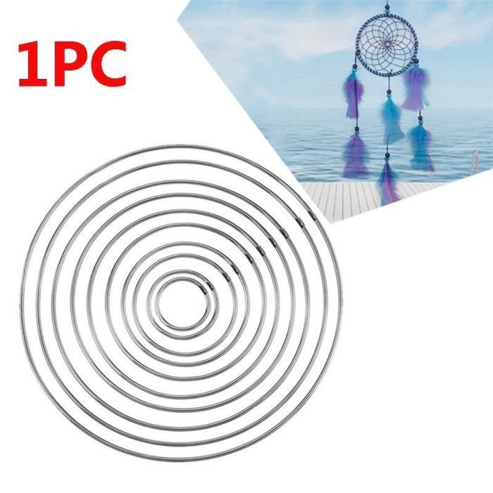 12 Cercles En Métal Noir 20cm Pour Attrape-Rêves, DIY Déco – Anneaux Décoratifs Macramé, Couronnes, Suspensions - 11