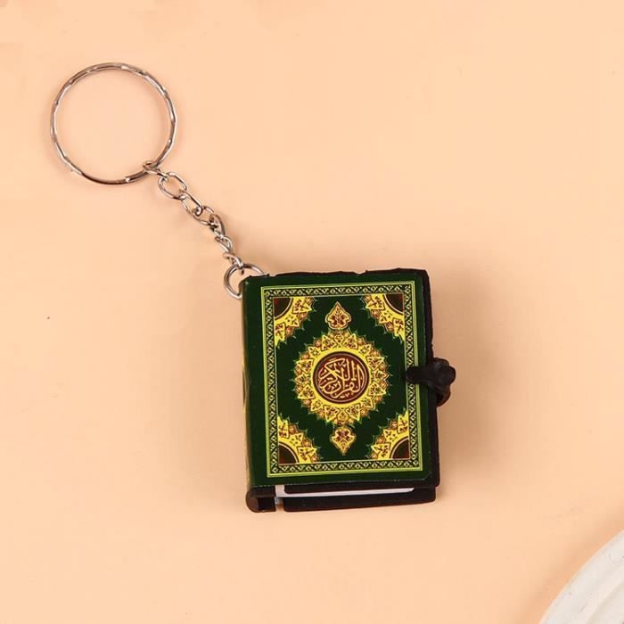 Mini Coran Coran Musulman Pendentif Porte-Accessoires de décoration intérieure pour hangbag Voiture Porte-clés