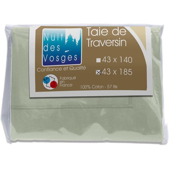 Housse De Couette Nuit Des Vosges Cotoval - 100% Coton Gris 200x200 Cm