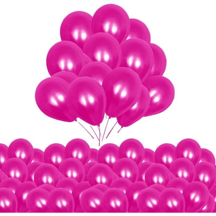 Lot De 100 Ballons À L'Hélium En Latex - 25,4 Cm - Pour Anniversaire,  Mariage, Fête Prénatale, Noël, Festival, Décoration De[N3956] - Cdiscount  Maison