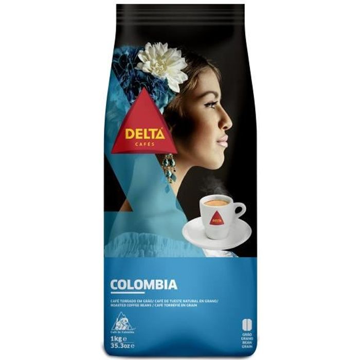 Delta Cafés Colombia Grain 1kg - Cdiscount Au quotidien
