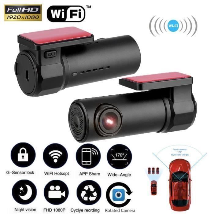 Camera De Voiture Wifi Grand Angle De 170 Dashcam Voiture Full Hd 1080p Achat Vente Boite Noire Video Camera De Voiture Wifi Grand A Cdiscount