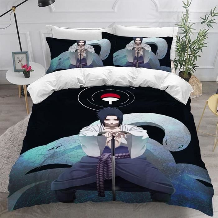Parure De Lit Coton Parure Lit Anime Manga Ninja Housse De Couette ...