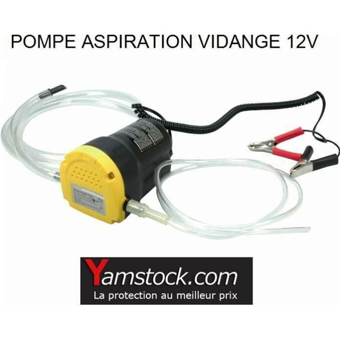 Pompe vidange d\'huile moteur par aspiration 12V\