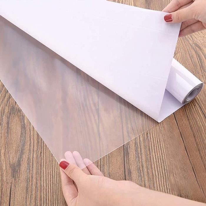 Papier adhesif pour meuble transparent 40×300cm vynile adhésif