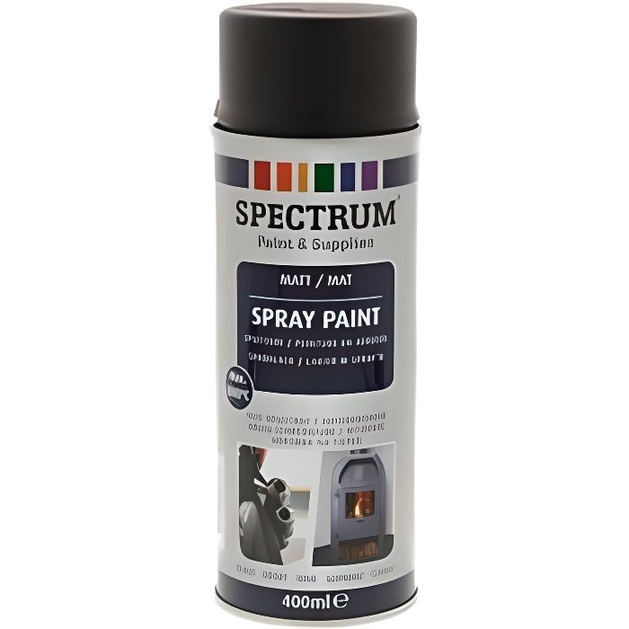 Peinture en aérosol Spectrum Blanc mat