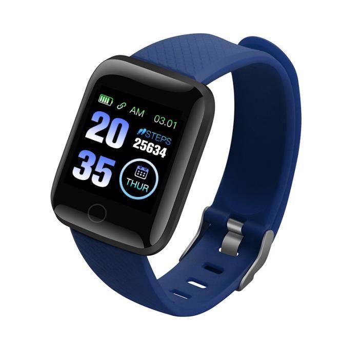 Montre connectée 116 Plus Bracelet connecté intelligent pour hommes femmesBluetooth pour Android IOS - vue 3
