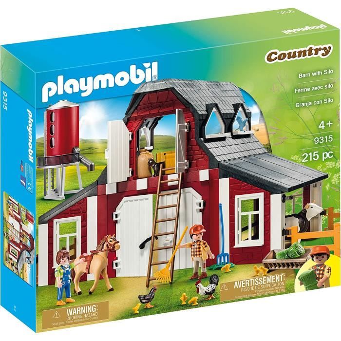 Lot De Playmobil Sur Le Thème De La Ferme - Occasion