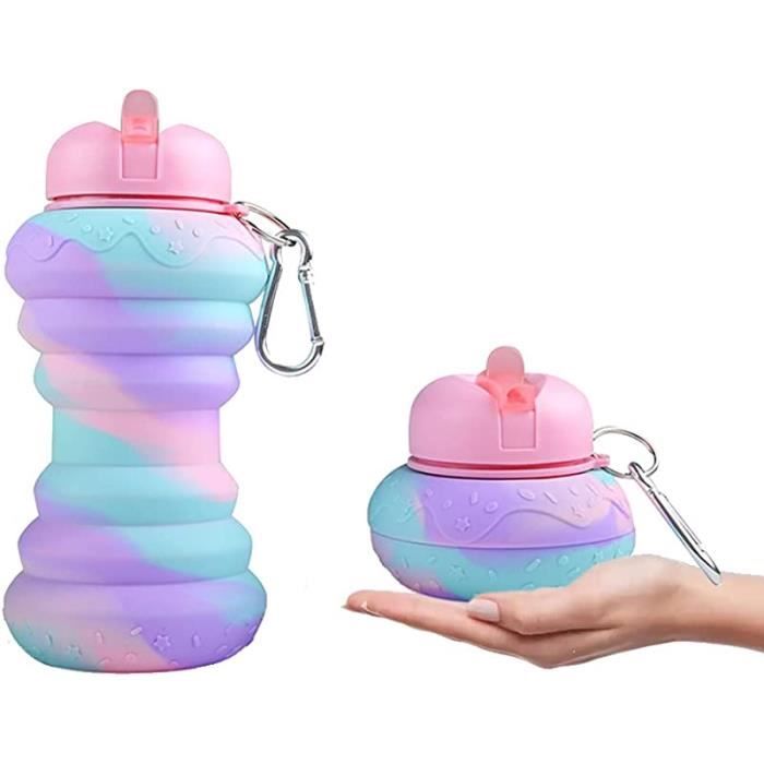 ShenMo 700ML Bouteilles d'eau Pliable Ensemble,Bouteille d'eau
