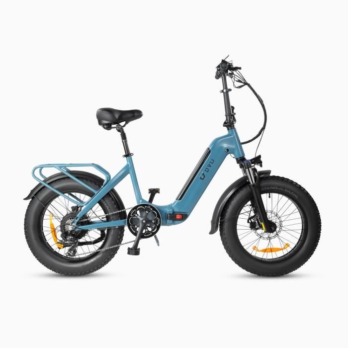 Vélo électrique - BENFUTO - Dyu FF500 - Fatbike pliable - 500W - 48V - Bleu