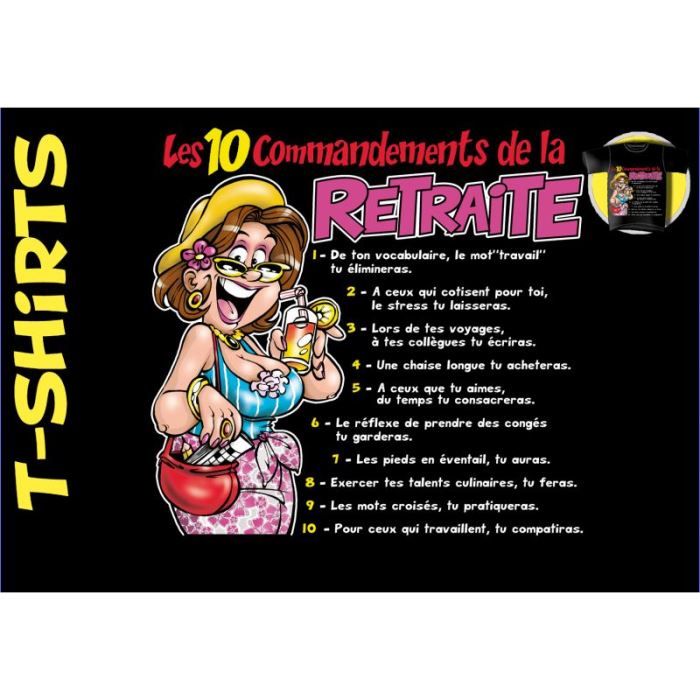 Tee Shirt Retraite Femme Noir Cdiscount Pret A Porter Tee Shirt Retraite Femme Noir Cdiscount Pret A Porter