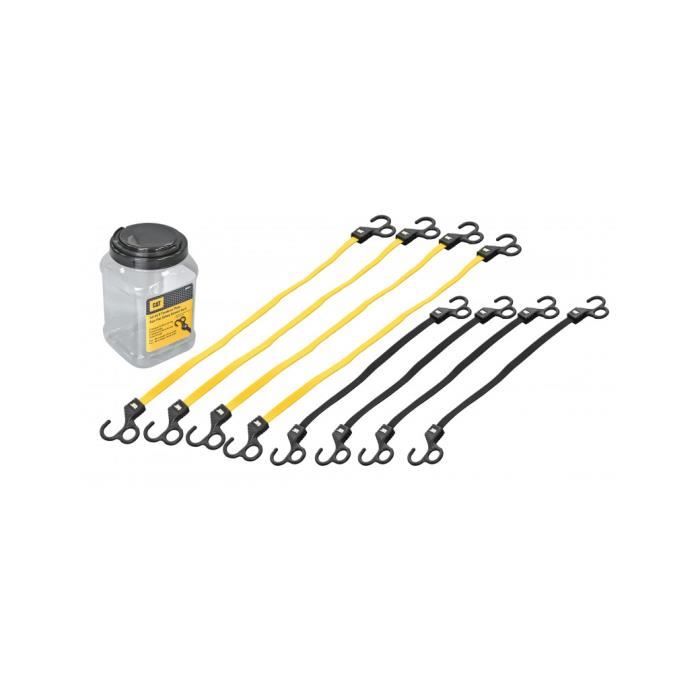 Lot De 8 Tendeurs à Cliquet Réfléchissants De 4 M Avec Tendeur