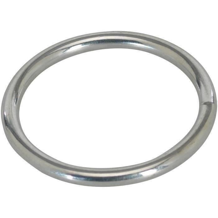anneau en acier inoxydable 304 Anneau de fer en acier inoxydable anneau en acier soudé joint torique-Diamètre du fil 3 * 30 diamètre extérieur-5 pièces anneau solide anneau rond 