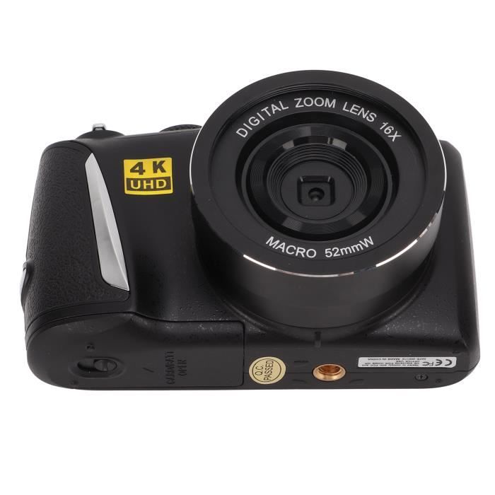 Cikonielf Caméscope de vlog 4K CD‑R3 Appareil Photo Numérique 4K Caméra Vidéo Ultra HD 48MP