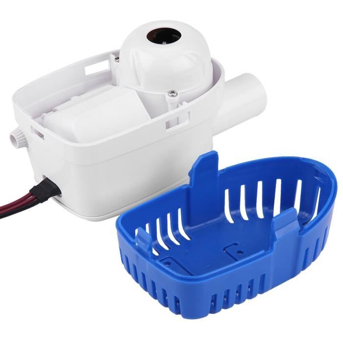 Petite Pompe Submersible réglable Pompe à Eau de cale Automatique Pompe Submersible Automatique for Bateau Marin 12V 1100GPH
