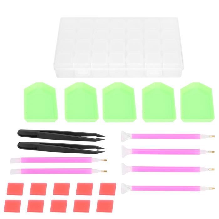 4 Outils Réparation Peinture Diamant - Pour Art Diamant 5D Et DIY