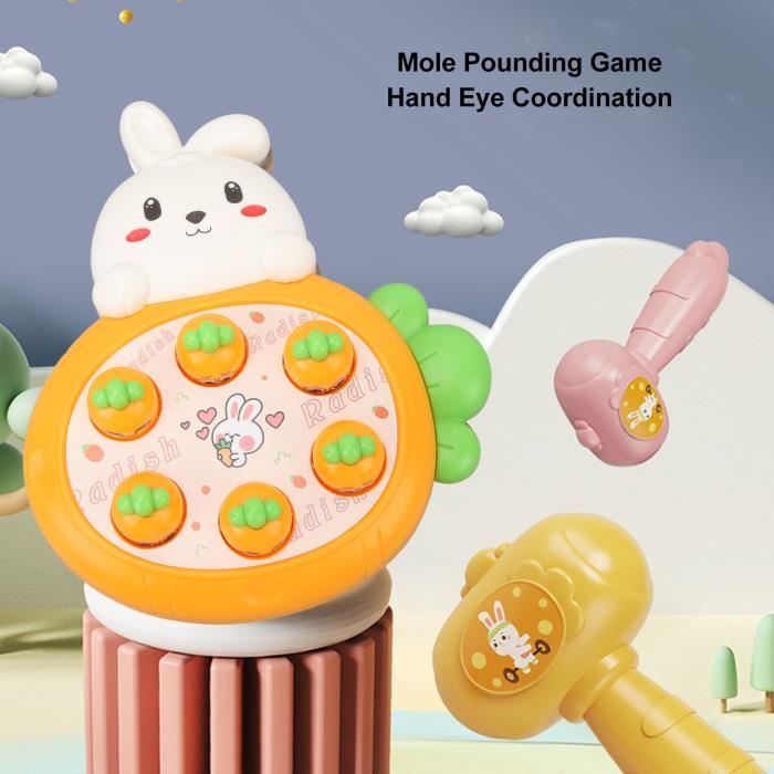 Jeu De Marteau Tortue Interactif – Jouet Éducatif De Tap-Tap Pour Enfants 1-3 Ans – Développe La Concentration Et La Réactivité
