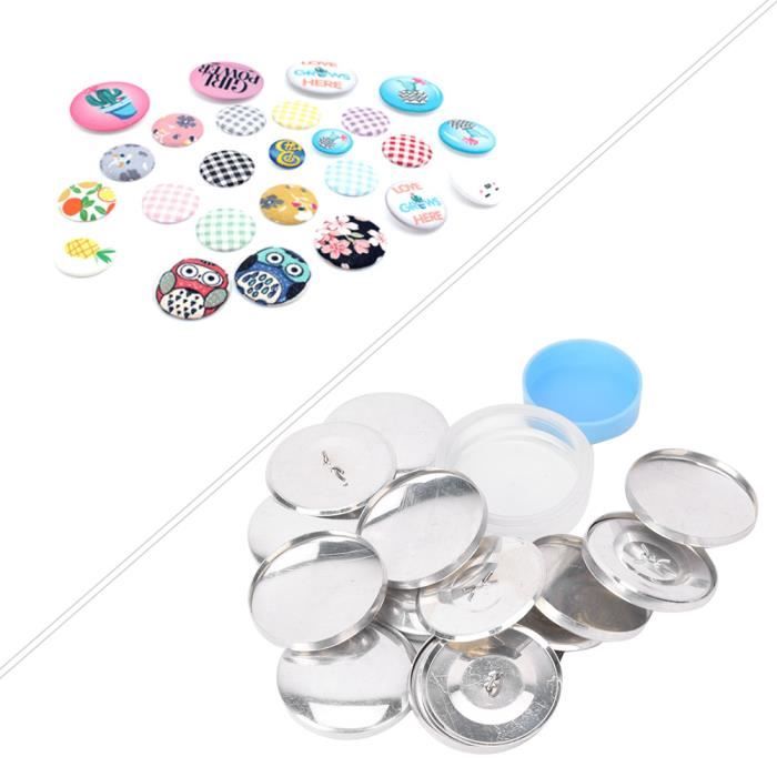 KIT DE 100 Boutons De Couverture Avec Outils, Boutons De Taille Pour