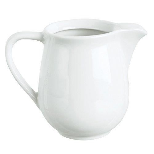 Pot à Lait Excelsa White Home En Porcelaine Blanche 250 Ml - Élégant Et Résistant