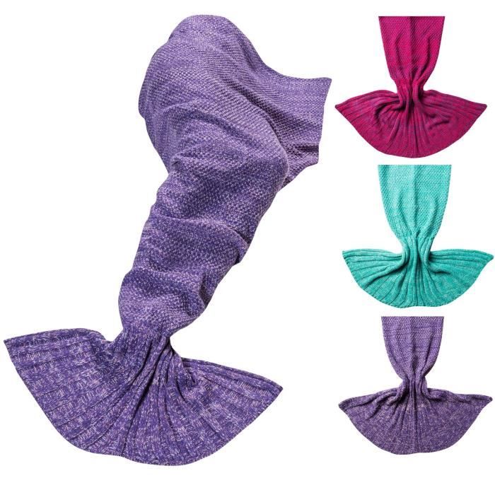 Sac de couchage sirène pour filles, couverture rég... – Grandado