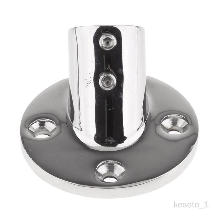Raccord 2 Voies Pour Main Courante Bateau – Acier Inox 1-1/16, Avec Clé