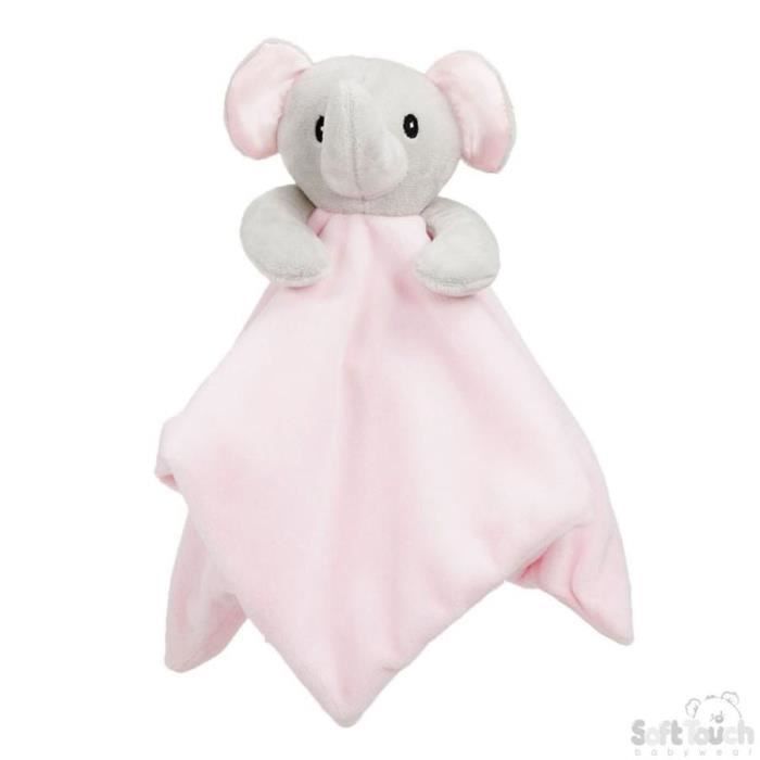 Doudou plat pour bébé fille éléphant rose cadeau naissance - Cdiscount  Puériculture & Eveil bébé